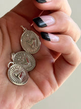 Heart on cross Oval plate top