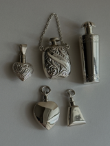 Retro design perfume bottle Necklace -Alma-