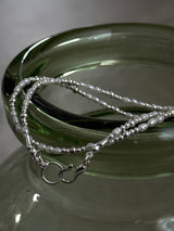 Silver925×天然石|B/バロックパールのチョーカーネックレス 39cm(Reeplushハンドメイド)