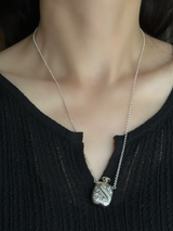 Retro design perfume bottle Necklace -Alma-