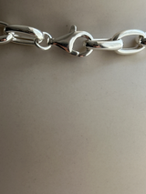 9mm fat oval chain necklace 43cm