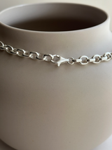 7.5mm fat oval chain necklace 45.5cm