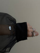 刻印 名入れ Plate Bracelet 16cm・20cm |シルバー925 |