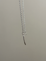 表面刻印【お好きな刻印お入れします】Heart Plate necklace /41cm+5cm