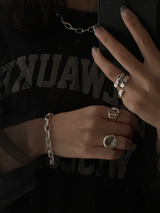 9mm fat oval chain bracelet 19cm