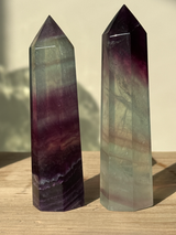 【MOMOMOON】フローライト タワー 2点セット |fluorite|天然石・鉱石・パワーストーン【SC081-1】
