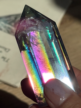 【MOMOMOON】レインボーオーラクリスタル(水晶)ポイント C | 天然石・鉱石・パワーストーン