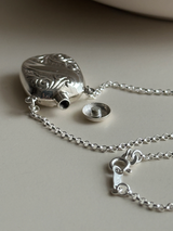 Retro design perfume bottle Necklace -Alma-