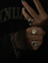 Made in Korea / hand craft Ring No.4 Pinky Ring【size:5】