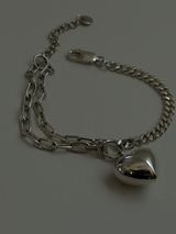 Big Heart MIX Chain bracelet