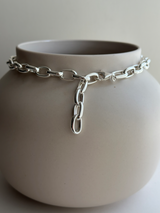 9mm fat oval chain necklace 43cm