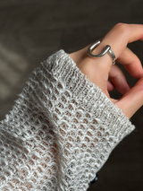 フリーサイズ ホースシューリング 10号〜16号程度調整可能| silver925 | 馬蹄