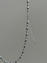 3mm beads chain Necklace 40cm+5cm