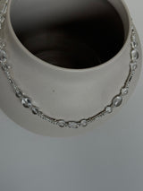 Silver925×天然石|ロッククリスタル ネックレス(Reeplushハンドメイド)