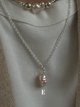 Silver925×天然石|バロックパール ペンダントトップ(Reeplushハンドメイド) 単体