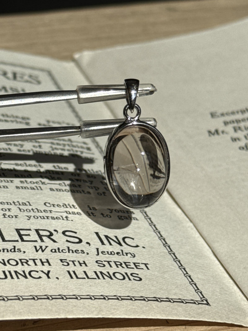 MOMOMOON】高品質 ブラジル産スモーキークォーツ ペンダントトップ