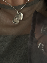 表+内側刻印【お好きな刻印お入れします】hidden message Locket pendant Type:Heart