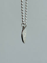 足型・手形 ・オリジナルデータ刻印専用プレート|Heart Pendant top 【重厚感あり】