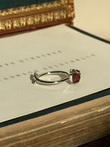 【MOMOMOON】ガーネット ラフカットリング:フリーサイズ| 天然石・鉱石・パワーストーン