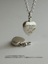 両面刻印可能【お好きな刻印お入れします】 Heart memorial bottle