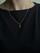 割引対象外K18GP【J】- Dot design - Pendant necklace Chain