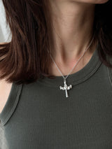 Hand in Heart cross top size 30×21mm 【medium】