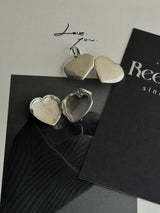 表+内側刻印【お好きな刻印お入れします】hidden message Locket pendant Type:Heart