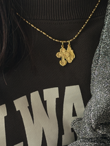 2.0mm beads necklace 41cm