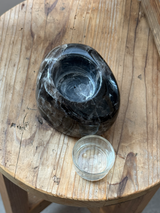 【MOMOMOON】Madagascar smoky quartz candle holder/1.05kg