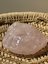 【MOMOMOON】Madagascar Rose quartz candle holder/1.16kg