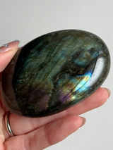 【MOMOMOON】Labradorite palm stone No.4