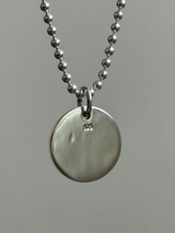 足型・手形 ・オリジナルデータ刻印専用プレート| 18mm Round plate【厚みあり】