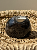 【MOMOMOON】Madagascar smoky quartz candle holder/0.91kg