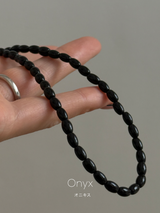 Onyx,Red Onyx Beadsnecklace