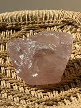 【MOMOMOON】Madagascar Rose quartz candle holder/1.10kg