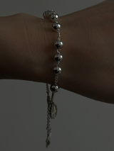 Medium Ball chain medal bracelet