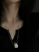 Retro design perfume bottle Necklace -Alma-