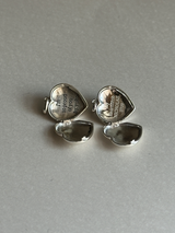 表+内側刻印【お好きな刻印お入れします】hidden message Locket pendant Type:Heart