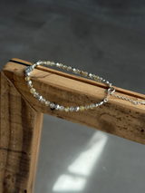 (再入荷)Silver925×天然石|ルチルクォーツとマリア様のブレスレット(Reeplushハンドメイド)