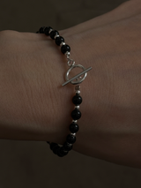Onyx Toggle Clasp bracelet