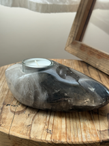 【MOMOMOON】Madagascar smoky quartz candle holder/1.20kg