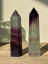 【MOMOMOON】フローライト タワー 2点セット |fluorite|天然石・鉱石・パワーストーン【SC081-1】