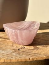 【MOMOMOON】Madagascar Rose quartz Heart Tray【No.12】