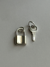 刻印 名入れ -Key&padlock Set|シルバー925|ラスト1点
