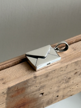 両面刻印【お好きな刻印お入れします】Original Message series - 22.5×13.5mm Letter Envelopes pendant top -