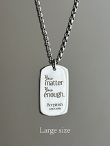 【お好きな刻印お入れします】- Craft TAG plate - S,M,Lサイズ展開