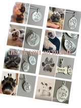 足型・手形 ・オリジナルデータ刻印専用プレート| 薄型 Oval plate【軽量】