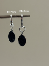 【割引対象外】17×7mm silver925製 回転カン付き ナスカン