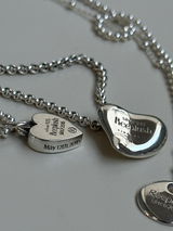 両面/両サイド刻印可能【お好きな刻印お入れします】 Thick Heart Top/Type:B