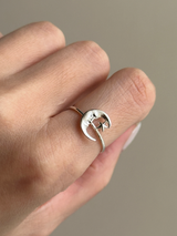 Moon&star Ring